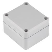 186-2274 RS PRO Grey ABS Enclosure, IP67, IK09, Grey Lid, 63.15 x 57.1 x 36.65mm