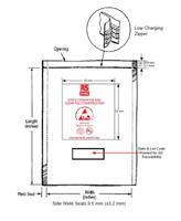 190-8426 RS PRO ESD Ultra Clear Bag 76mm(W)x 127mm(L)