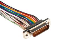 mdm-25sh003b-a174 ITT Cannon MDM 25 Way Cable Mount D-sub Connector Socket, 1.27mm Pitch