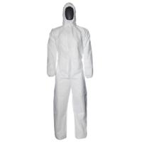 d15338160 DuPont White Disposable Coverall, 3XL