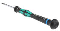 05118074001 Wera Hexagon Precision Screwdriver, 0.05 in Tip, 40 mm Blade, 137 mm Overall
