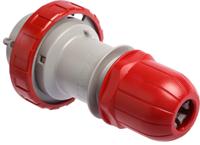 2181637 Scame IP66, IP67 Red Cable Mount 3P + N + E Industrial Power Plug, Rated At 16A, 415 V