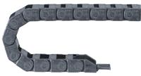 06300180 Igus 6, e-chain Black Cable Chain - Flexible Slot, W37 mm x D10.5mm, L1m, 18 mm Min. Bend Radius, Igumid G