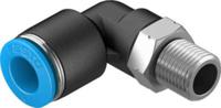 qsl-18-8-50 Festo Elbow Threaded Adaptor, R 1/8 Male to Push In 8 mm, Threaded-to-Tube Connection Style, 130730