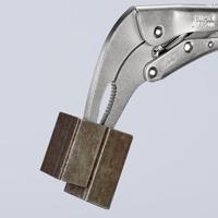 41-44-200 Knipex 41 44 Mole Grips, 200 mm Overall, Angled, Straight Tip, 30mm Jaw