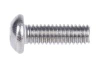 183-8648 RS PRO Stainless Steel Hex Socket Button Screw, ISO 7380, M4 x 12mm