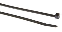 111-05440-t50l-pa66w-bk HellermannTyton Cable Tie, 390mm x 4.6 mm, Black Polyamide 6.6 (PA66), Pk-100