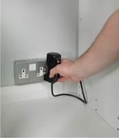 113-4510 RS PRO 5 Door Vented Mild Steel Blue Locker, 900 mm x 450 mm x 450mm