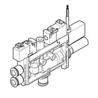 ovel-10-h-15-pq-vq6-ua-c-a-b2pnlk-h3 Festo Vacuum Pump, 0.95mm nozzle , 3.8bar 21L/min, OVEL series