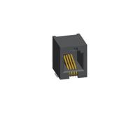 73306-111lf Amphenol Communications Solutions 73306 Series Female RJ22 Connector, PCB Mount Right Angle 4 -Way