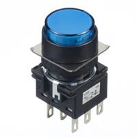 lb1l-a1t64s Idec Blue Round Push Button Switch