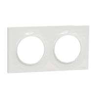 s520704 Schneider Electric White 2 Gang Cover