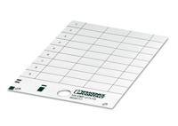 0828777 Phoenix Contact, US-EMP (27X15) Snap-in Markers for use with BLUEMARK ID, BLUEMARK ID COLOR, THERMOMARK CARD,