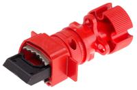 818-8050 RS PRO Red 4-Lock ABS, Nylon, Stainless Steel Universal Valve Lockout, 10mm Shackle, 15mm Attachment