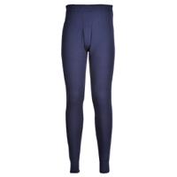 b121n-s Portwest Navy Cotton, Polyester Thermal Long Johns, S