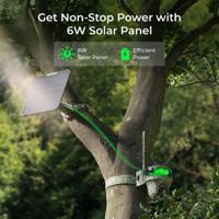 b4gpt4k06sp Reolink Indoor, Outdoor IR Solar Powered CCTV Camera, 3840 x 2160 pixels Resolution