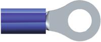 1-51864-0 TE Connectivity, PIDG Insulated Ring Terminal, M4 Stud Size, 1mm² to 2.6mm² Wire Size, Blue