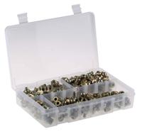 195-4059 RS PRO Grease Nipple Kit Contains H1 Straight 1/4 in BSP (x50); H2-45 1/4 in BSP (x50); H3-90 1/4 in BSP (x50); Box