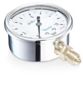 mit3-d22b38 Bourdon G 1/4 Analogue Pressure Gauge 400bar Bottom Entry 68mm Outside Diameter