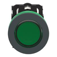 xb5fw33g5 Schneider Electric Harmony Series Illuminated Push Button Complete Unit, Panel Mount, 30mm Cutout, SPDT