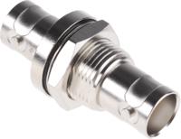 j01004a1233 Telegartner Straight 50Ω RF Adapter BNC Socket to BNC Socket 4GHz