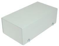 cuabox006 CAMDENBOSS Grey Aluminium Enclosure, Grey Lid, 105 x 125 x 35mm