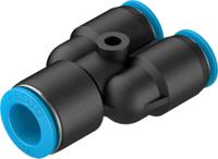 qsy-12-10 Festo QSY Series Y Tube-to-Tube Adaptor, Push In 12 mm to Push In 10 mm, Tube-to-Tube Connection Style, 153156