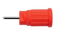 rs-sepb-6449-ni-bl Schutzinger Blue Male Banana Socket, Press-In Termination, 24A, 1kV, Nickel Plating