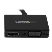 dp2hdvga StarTech.com 2 port DisplayPort to HDMI, VGA Adapter, 150mm Length - 1920 x 1200 Maximum Resolution