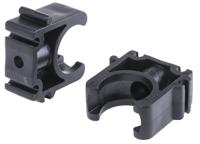 167061086 Georg Fischer PP Black Saddle Clamp 16mm x , 6mm
