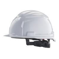 4932479246 Milwaukee Bolt 100 White Hard Hat with Chin Strap, AdjustableVentilated