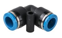 qsl-10 Festo QSL Series Elbow Tube-toTube Adaptor, Push In 10 mm to Push In 10 mm, Tube-to-Tube Connection Style, 153073