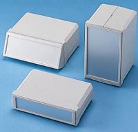b3020117-2-x-b3120100 OKW Motec M White ABS Instrument Case, 205 x 140 x 50mm