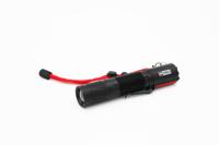 255-4195 RS PRO LED Torch Black, Red - Rechargeable 1200 lm, 160 mm