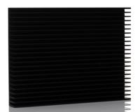 903-3157 RS PRO Heatsink, Universal Rectangular Alu, 0.31°C/W, 200 x 150 x 25mm, PCB Mount