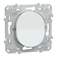 s320205 1 Way White Switch Mechanism Ovalis Series