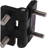 283-4091 RS PRO PC Butt Hinge, Bolt-on Fixing, 40mm x 40mm x 5mm