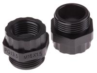 817-8883 RS PRO Cable Gland Adaptor, PG13 Exterior Thread, M16 Interior Thread, Nylon 66