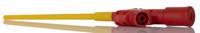 972306101 Hirschmann Test & Measurement Red Grabber Clip with Pincers, 4A, 1kV, 4mm Socket