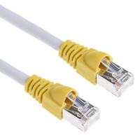 l00001a0099 Telegartner, 2m Cat6a, Grey RJ45 to Male RJ45 Male, S/FTP Shielded, Terminated LSZH Sheath