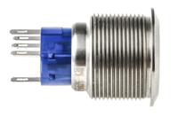 175-9319 RS PRO Illuminated Push Button Switch, Panel Mount, 22.2mm Cutout, SPDT, Red LED, 250V ac, IP67