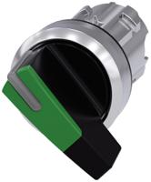 3su1052-2cf40-0aa0 Siemens SIRIUS ACT 3SU10 Series 2 Position Selector Switch Head, 22mm Cutout