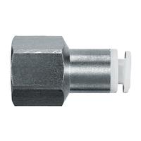 kgf08-01 SMC KGF Series Female Connector, 8 mm to Rc 1/8, Threaded-to-Tube Connection Style, KGF08-01