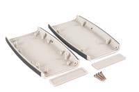 1553dxgy Hammond 1553 Series Grey Plastic Hand Held Enclosure, IP54, 147 x 89 x 25mm