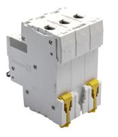 a9f54302 Schneider Electric Acti 9 iC60H MCB, 3P, 2A Curve C, 440V AC, 100 → 133V DC, 10 kA Breaking Capacity