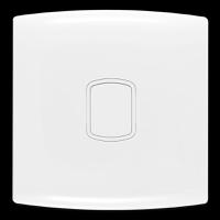 alf4017whw Contactum White 1 Gang Blanking Plate