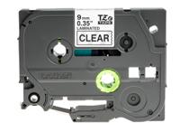 tze-121 Brother Black on Clear Label Printer Tape, 8 m Length, 9 mm Width