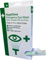 181-1519 RS PRO Wall Mounted Eye Wash Solution, 10 x 20 ml