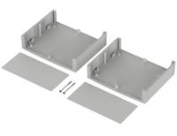 26160000-u-160 Bopla Unimas Series Light Grey Polystyrene Unimas Enclosure, IP40, Light Grey Lid, 160 x 133 x 75mm