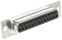 l77sdb25s Amphenol Communications Solutions SD 25 Way Panel Mount D-sub Connector Socket